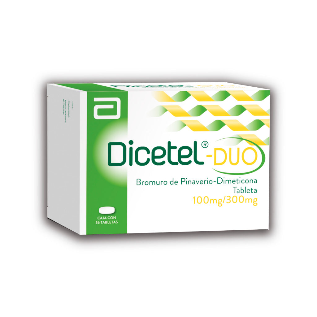 Dicetel Duo 100 / 300 Mg Con 36 Tabletas