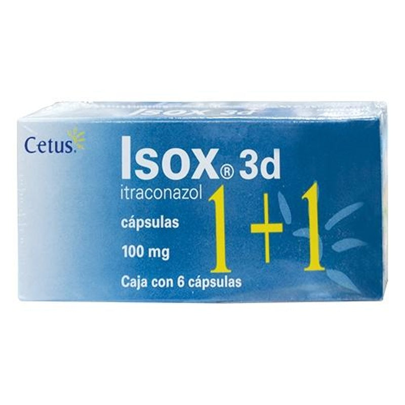 Isox 3D 100 Mg Con 6 Capsulas Isox 3D 100 Mg Con 6 Capsulas