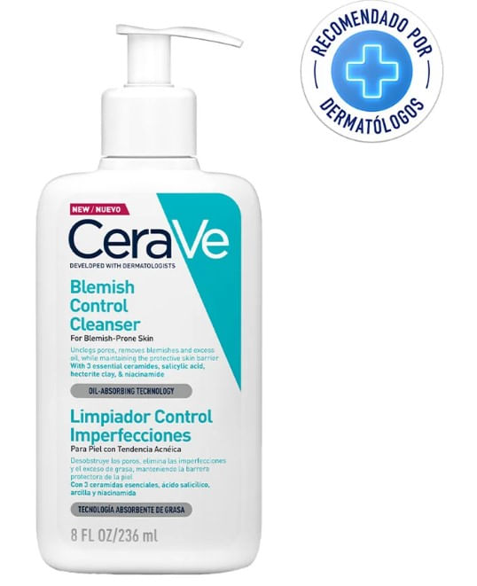 Cerave Limpiador Control Imperfecciones 236 Ml 3337875784054