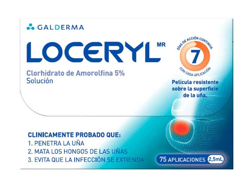 Loceryl 5% 2.5 Ml Solución Tópica 3499320002523