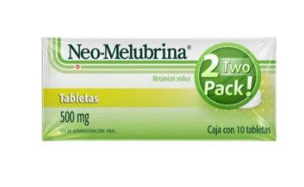 Neo-Melubrina Duo 500Mg Con 10 Tabletas (Metamizol Sodico) 3664798042344
