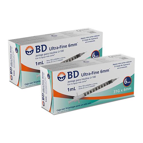 Jeringa Desech Bd Ufine Insul 1 Ml 31 Gx6Mm 10 Cja 382903249152