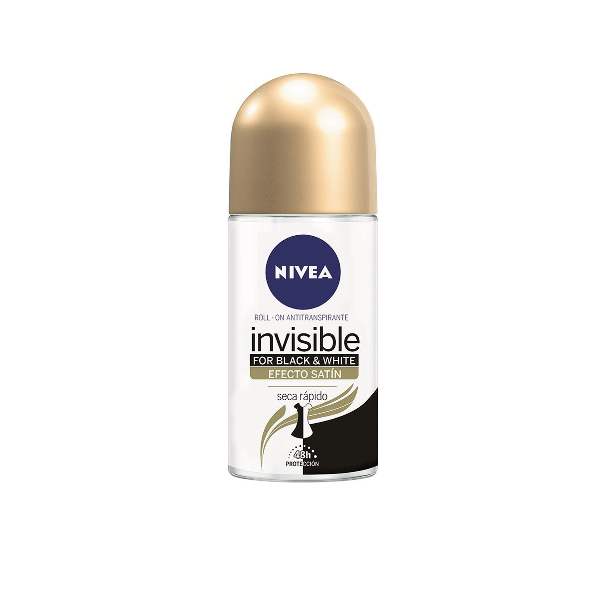 Desodorante Nivea B-W Ef Satin R-On50 Ml 4005900624994