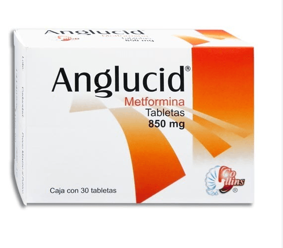 Anglucid 850Mg Con 30 Tabletas (Metformina) 780083141714