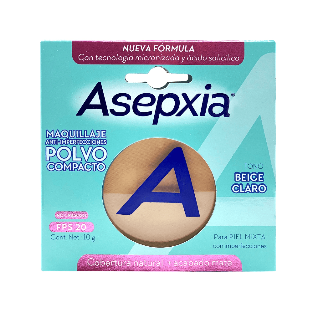 Mje Asepxia Bb Beige Claro 10 Gr Polvo 650240032424