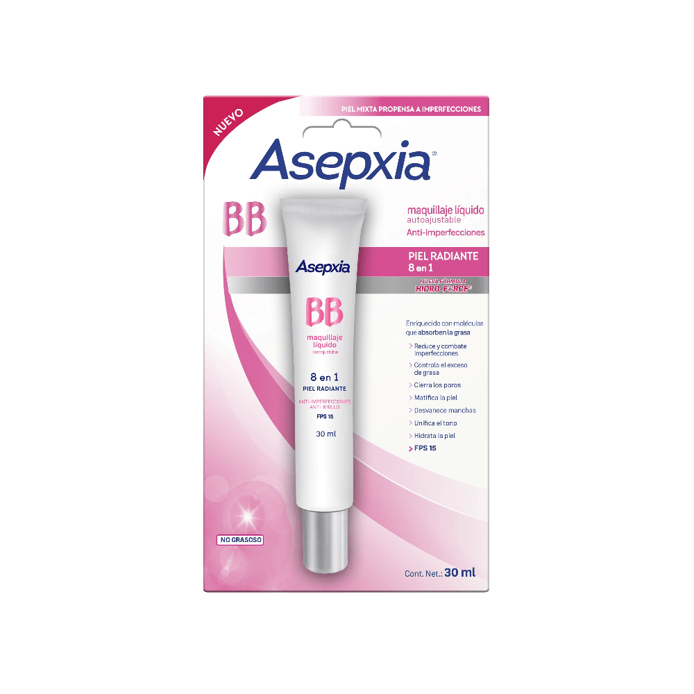 Mje Asepxia Bb Autoajustable 30 Ml Crema 650240032516