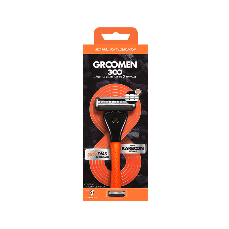 Maquina Groomen Karbon 3Navaja +1Cart 650240050091