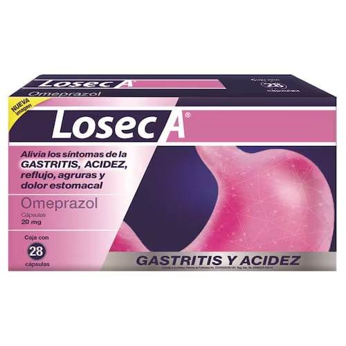 Losec A-20 20Mg Con 28 Capsulas (Omeprazol) 650240064999