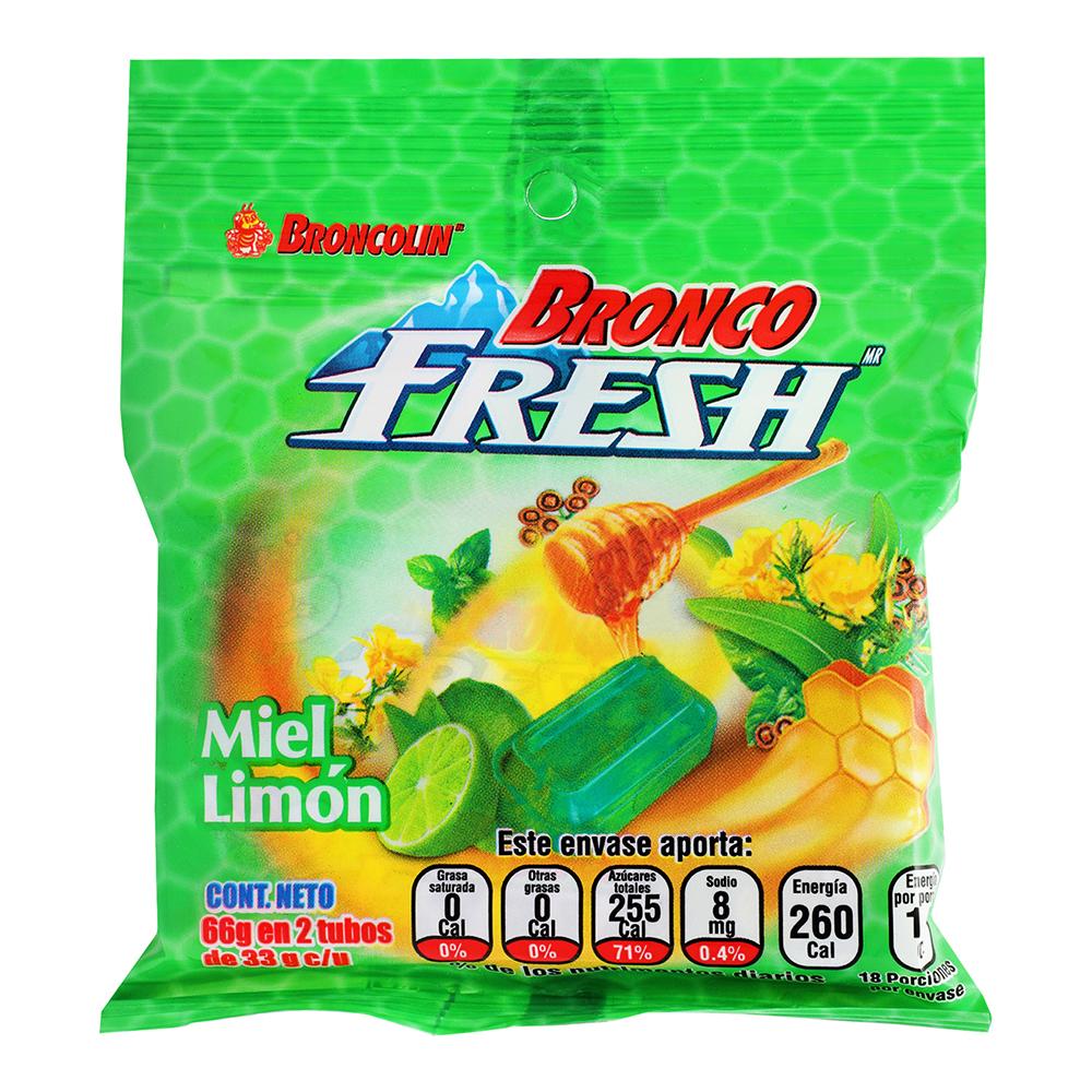 Bronco Fresh Miel Limon 66 Gr Car 714706908712