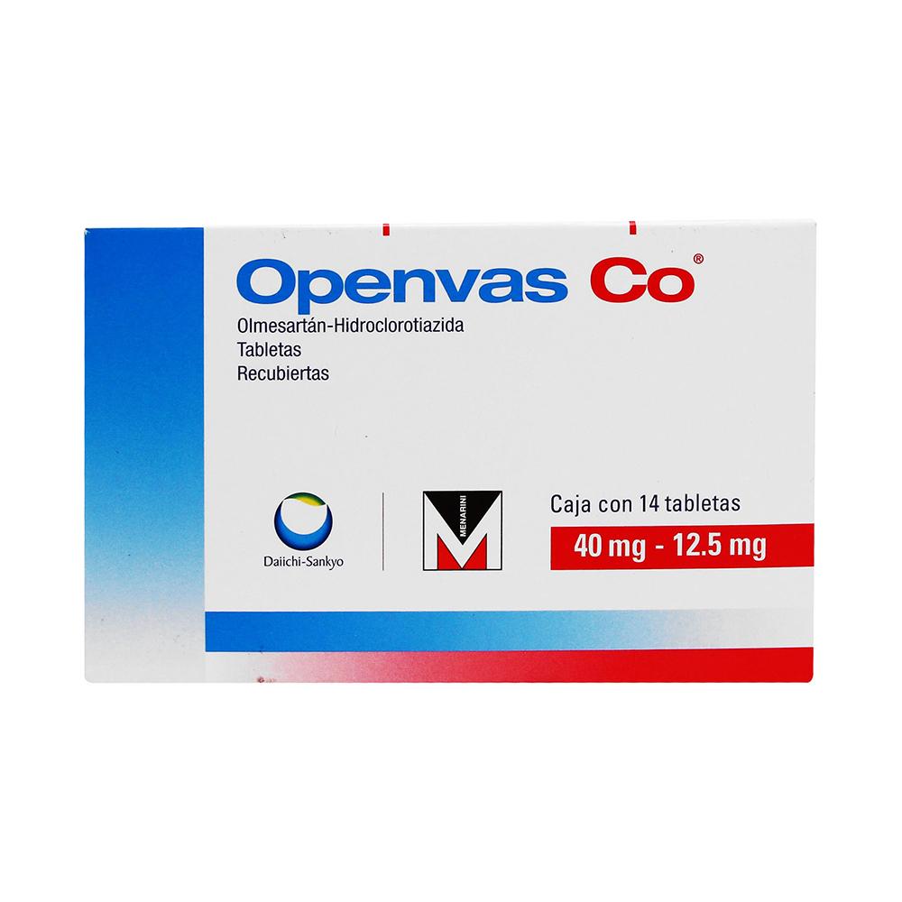 Openvas Co 40 / 12.5 Mg Con 14 Tabletas 7500326030048