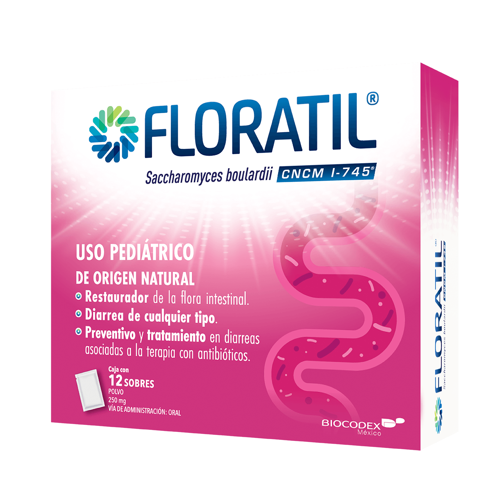 Floratil 250 Mg 12 Sobres 7500327050243