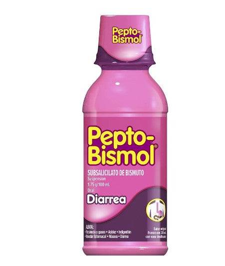 Pepto Bismol Diarrea Suspensión 3.5G/100Ml 236Ml (Subsalicilato De Bismuto) 7500435154185