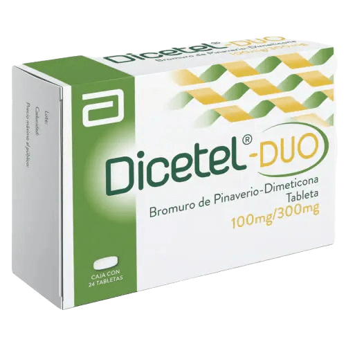 Dicetel Duo 100 / 300 Mg Con 24 Tabletas 7501033961939