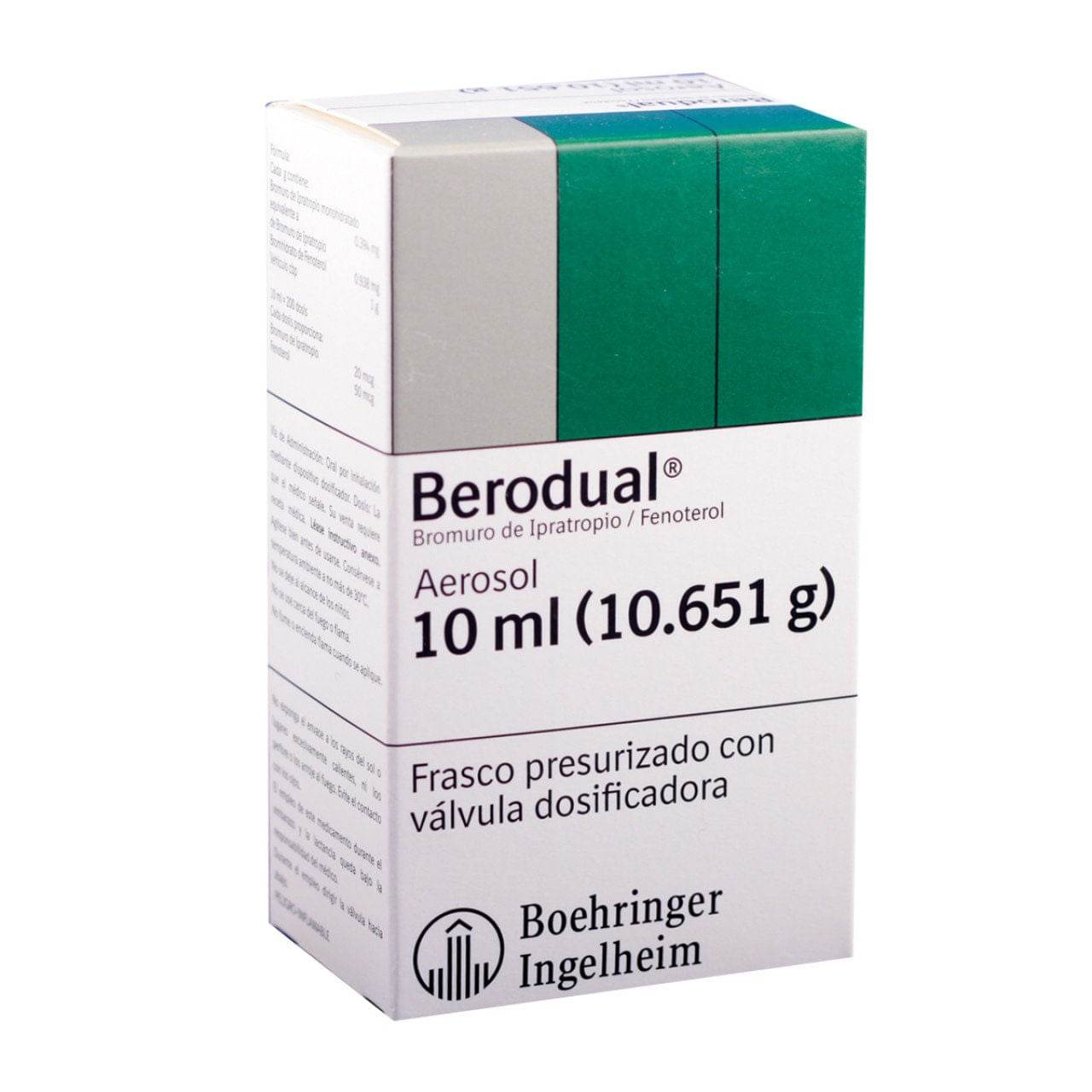Berodual Aerosol 10.65G/10Ml (Bromuro De Ipatropio/Fenoterol) 7501037905069