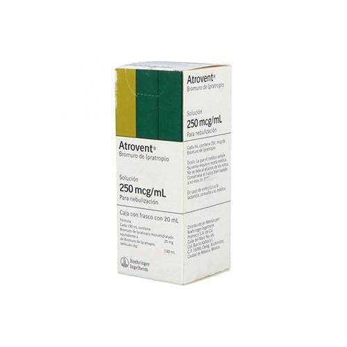 Atrovent Solución 250Mcg/Ml 20Ml (Bromuro De Ipatropio) 7501037908930