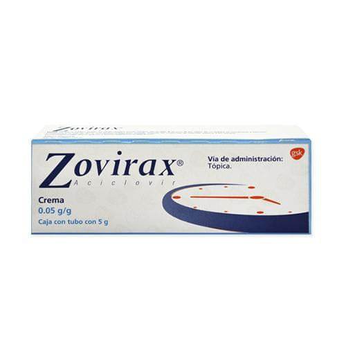 Zovirax Crema 5G (Aciclovir) 7501046482322