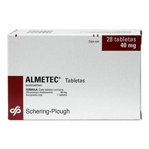 Almetec 40Mg Con 28 Tabletas (Olmesartan) 7501050617185