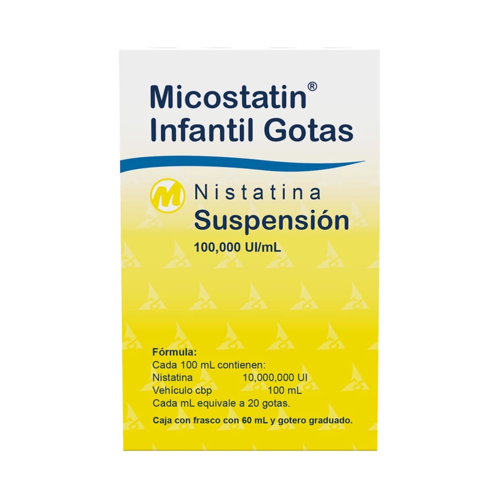Micostatin 100,000Ui / Ml 60 Ml Gotas 7501058714213