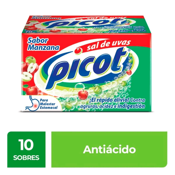 Sal De Uvas Picot Manzana 5 Gr 10 Sobres 7501058715920