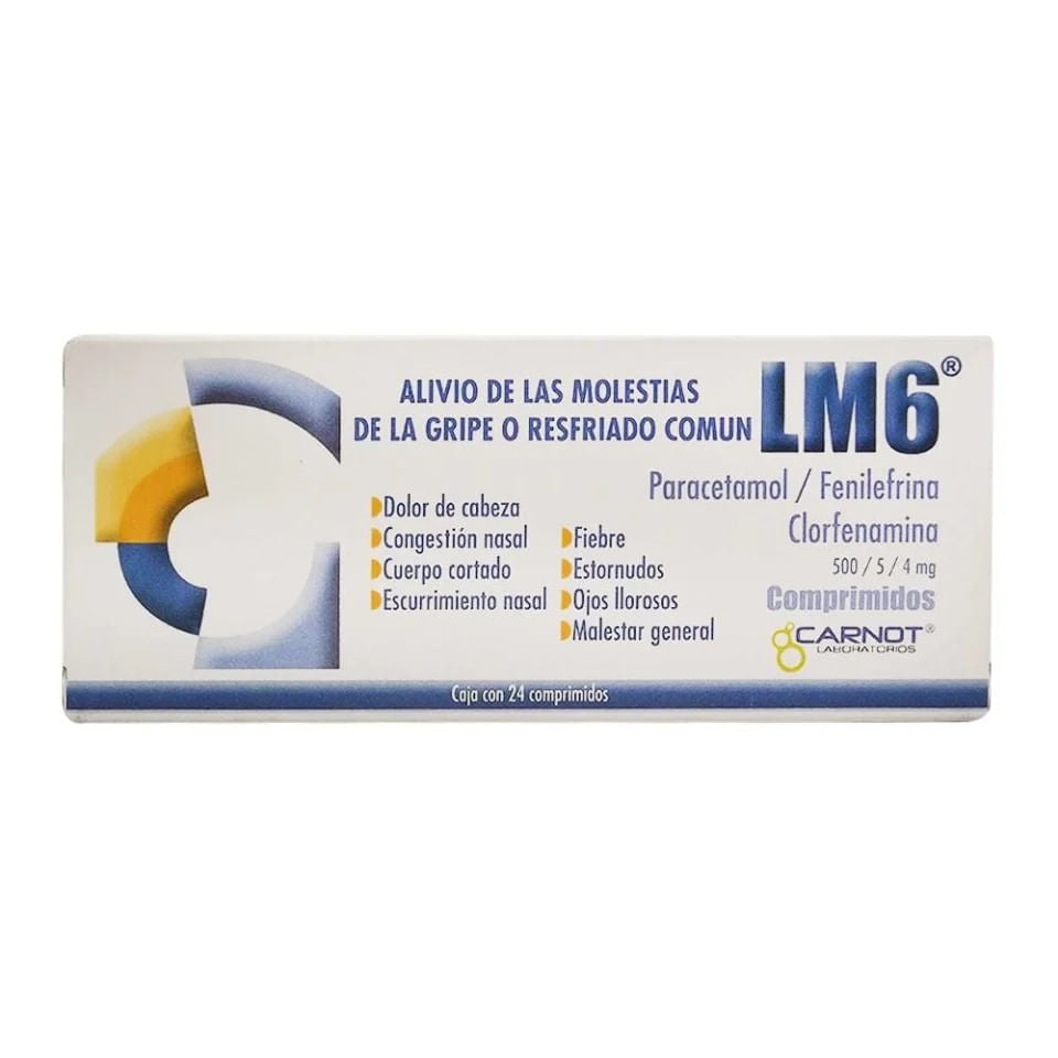Lm6 Con 24 Comprimidos 7501070903787