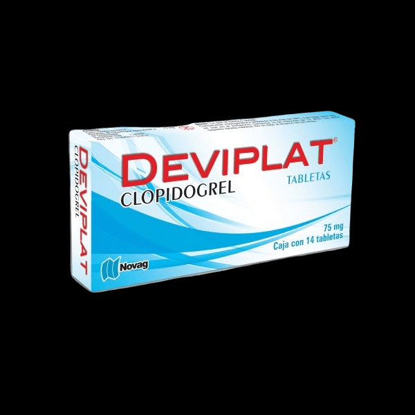 Clopidrogel 75 Mg Con 14 Tabletas Deviplat 7501075719253