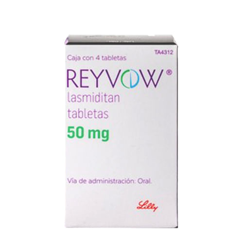 Reyvow 50 Mg Con 4 Tabletas 7501082243581