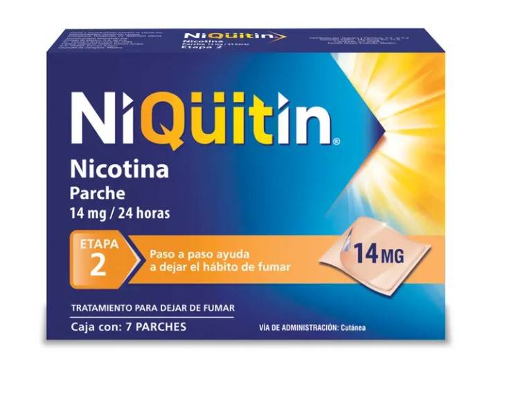 Niquitin Etapa 2 Parche 14Mg/24Hrs Con 7 (Nicotina) 7501109768066