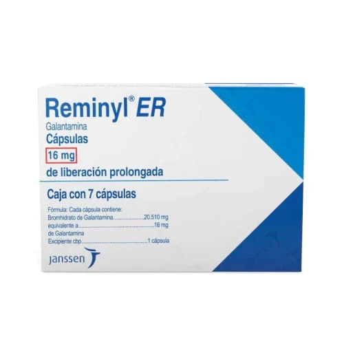 Reminyl Er 16 Mg Con 7 Capsulas Liberación Prolongada 7501109904556