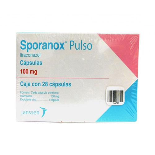 Sporanox Pulso 100 Mg Con 28 Capsulas Pack 7501109910915