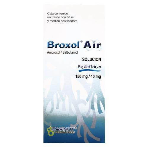 Broxol Air Solución 150Mg/40Mg 60Ml (Ambroxol/Salbutamol) 7501124103392