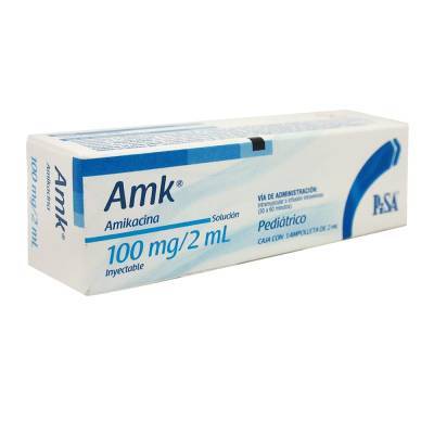 Amk 100 Mg / 2 Ml 1 Ampolletas 7501125105104