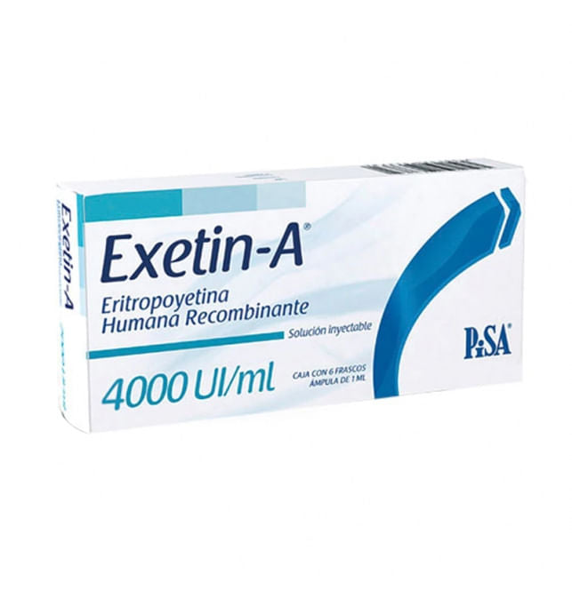 Eritropoyetina Humana Recombinante 4000Ui 6 Fa Exetin A 7501125117602