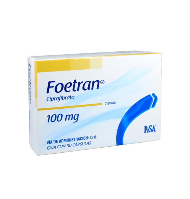 Foetran 100 Mg Con 30 Capsulas 7501125189470