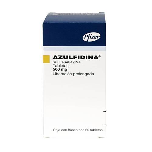 Azulfidina 500Mg Con 60 Tabletas (Sulfasalazina) 7501142911306