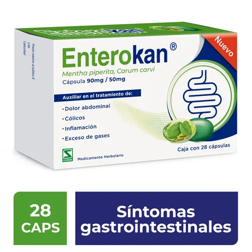 Enterokan 90 / 50 Mg Con 28 Capsulas