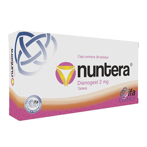 Nuntera 2 Mg Con 28 Tabletas 7501249600516