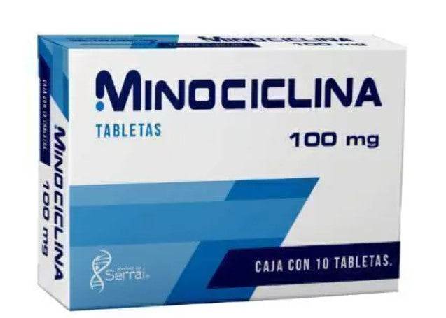 Minociclina 100Mg Con 10 Serral Tabletas 7501258210379