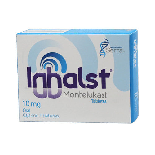 Montelukast 10 Mg Con 20 Tabletas Inhalst 7501258210942