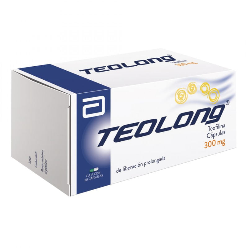 Teolong 300 Mg Con 20 Capsulas Liberación Prolongada 7501285600358