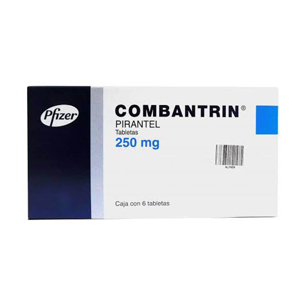 Combantrin 250Mg Con 6 Tabletas (Pirantel) 7501287668271