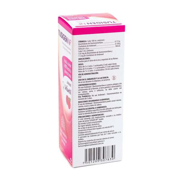 Tusigen Nf Infantil 150 Ml Jarabe 7501299307830