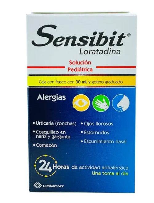 Sensibit Ped Solución 1% 60Ml (Loratadina) 7501299309711