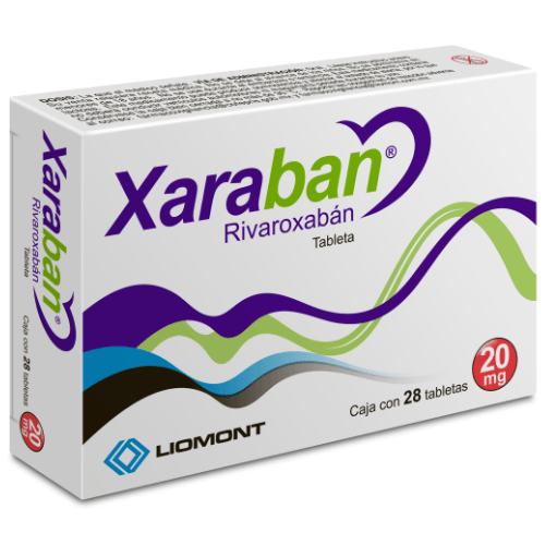 Xaraban 20 Mg Con 28 Tabletas 7501299310649