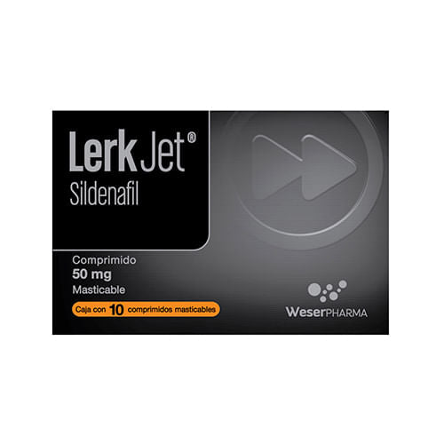 Lerk Jet 50 Mg Con 10 Tabletas Mast 7501300450074