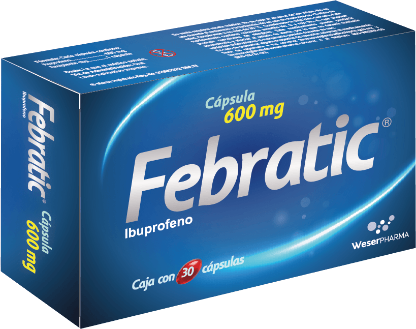 Febratic 600 Mg Con 30 Capsulas 7501300450623