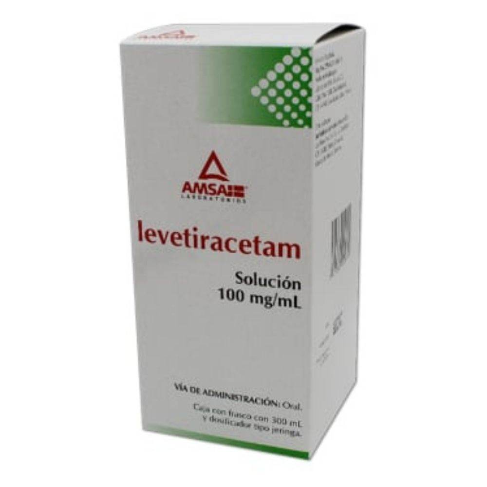 Levetiracetam Solución 100Mg/Ml 300Ml Amsa 7501349020702
