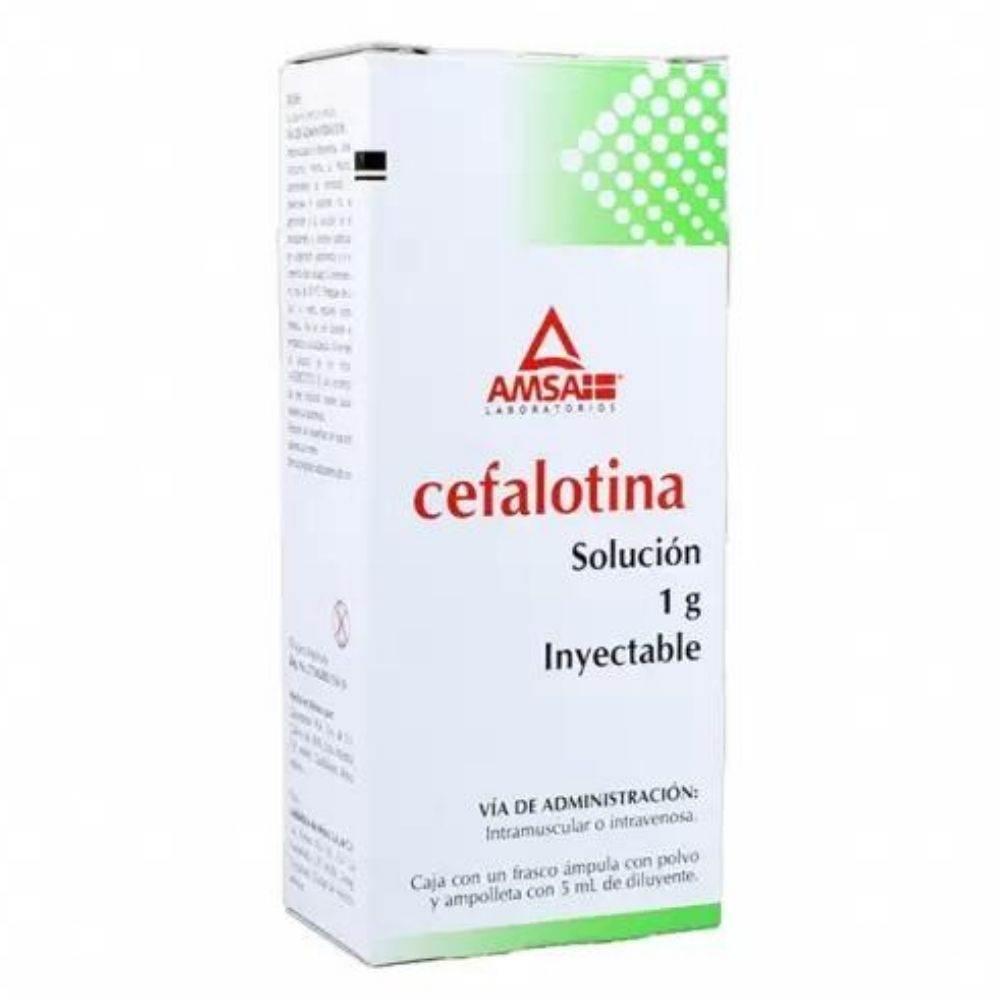 Cefalotina Frasco 1G Amsa Ampulas 7501349022768
