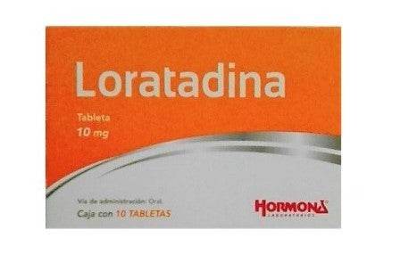 Loratadina 10Mg Con 10 Hormona Tabletas 7501385491566