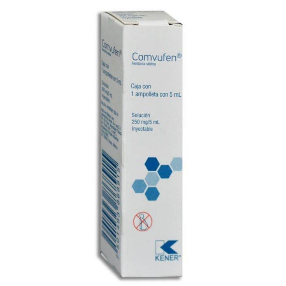 Comvufen 250Mg/5Ml Con 1 Ampulas (Fenitoina Sodica) 7501493868915