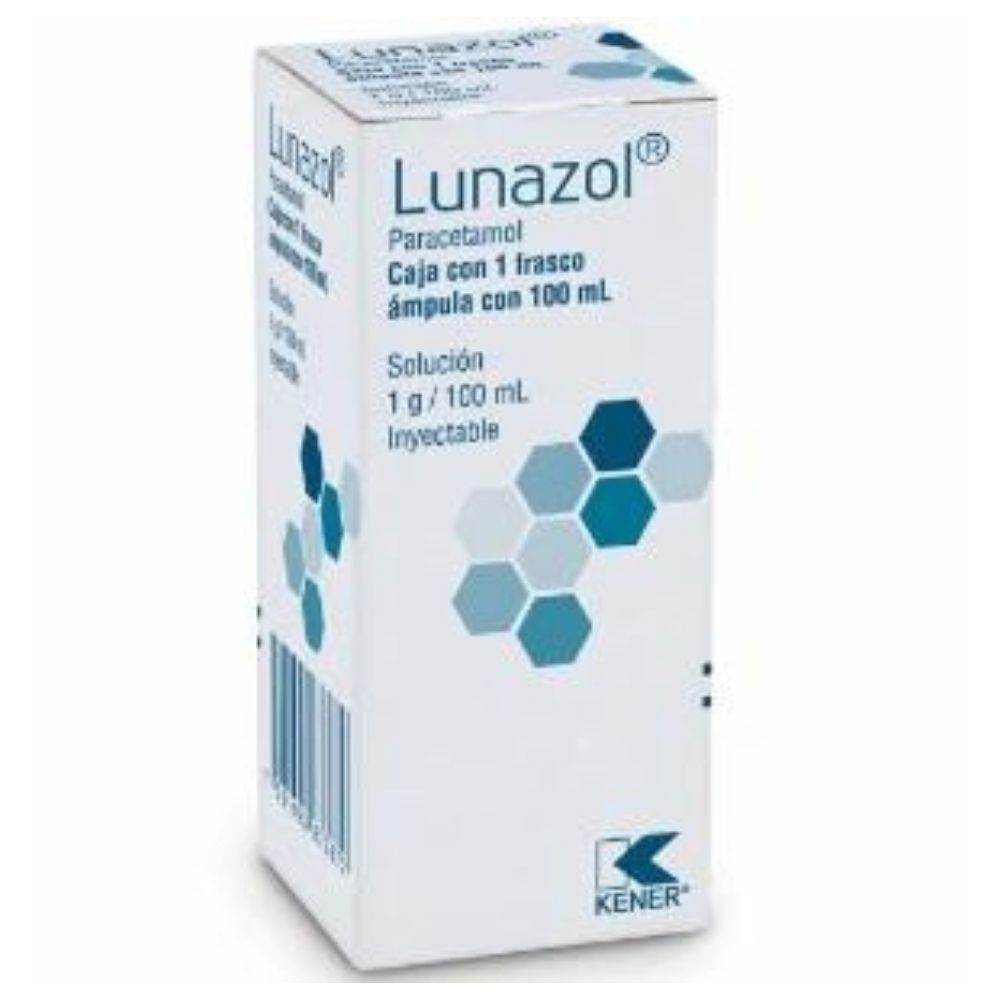 Lunazol Frasco 1G 100Ml Con 1 Ampulas (Paracetamol) 7501493873872